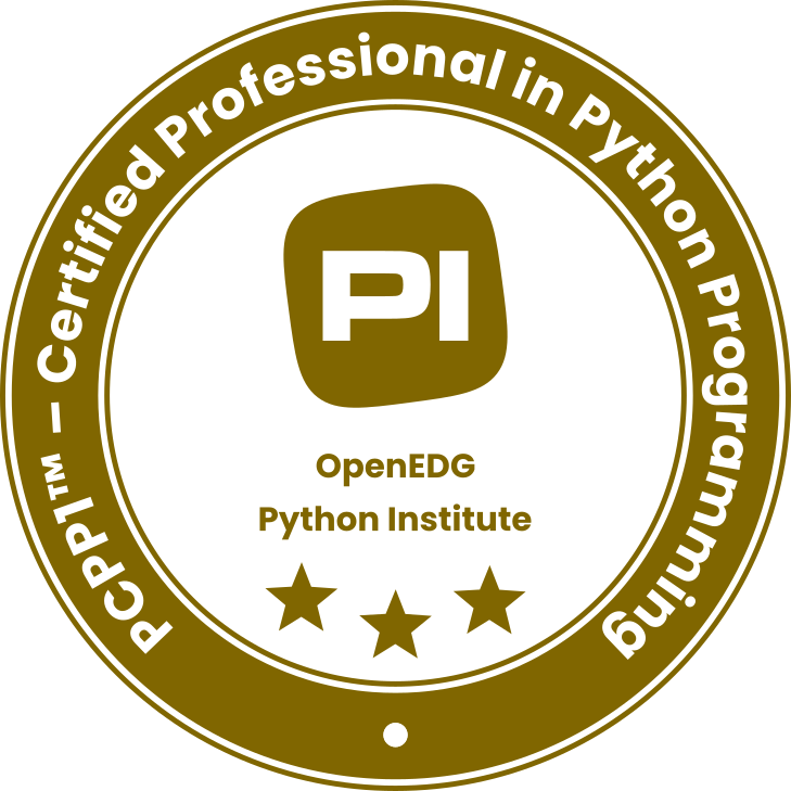 PCPP1 (Certified Professional Python Programming) Zertifikat